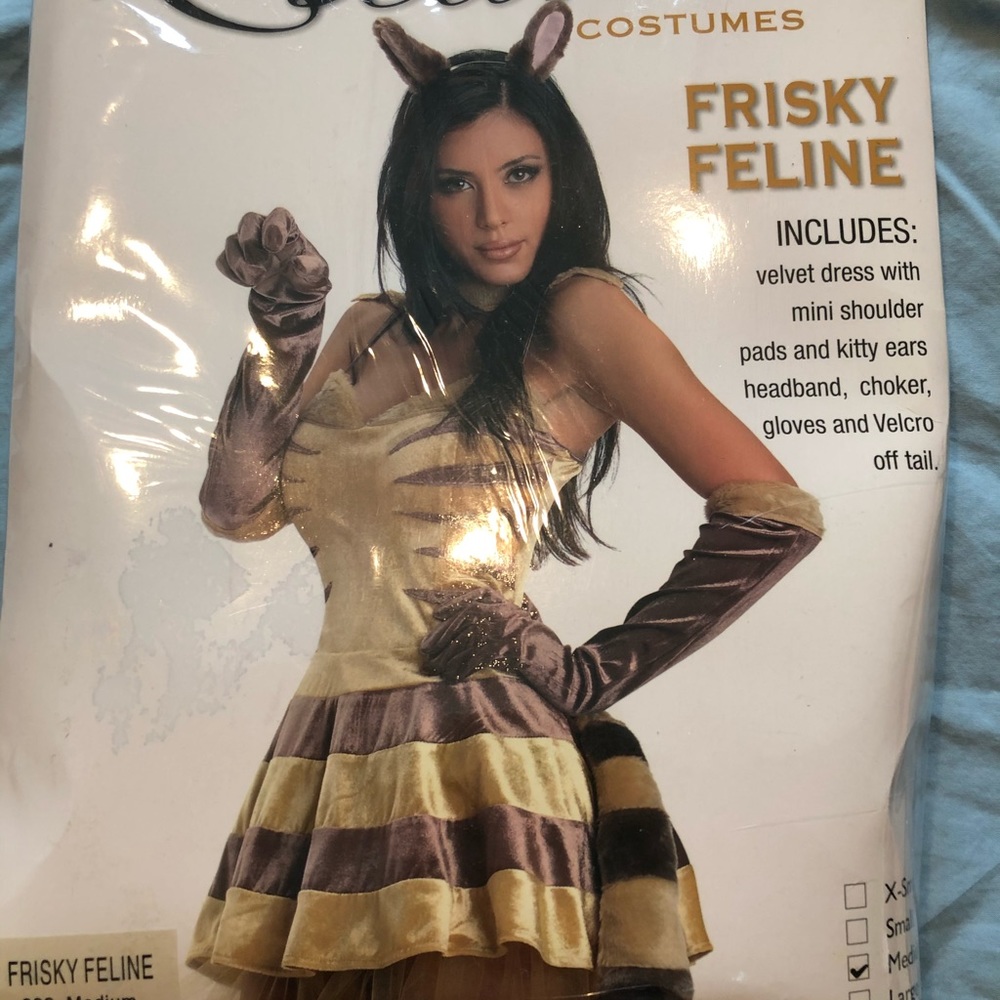 New Escante Costumes Frisky Feline Size Medium